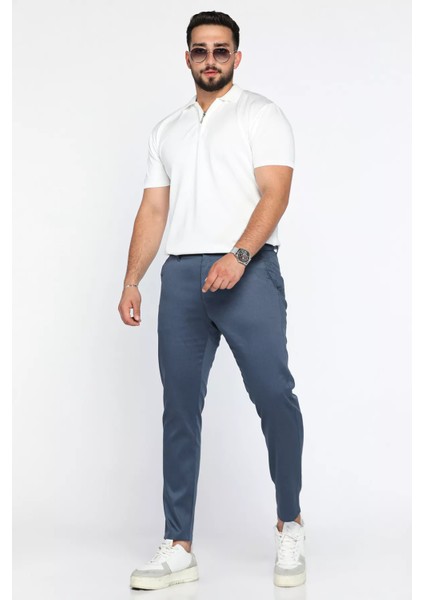 Bel Lastikli Gabardin Pantolon P-00012263