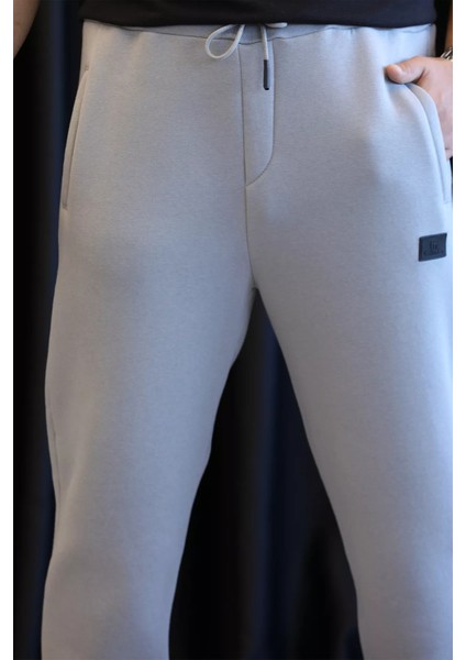 Bel Lastikli Üç Iplik Şardonlu Erkek Eşofman Altı fırsatları