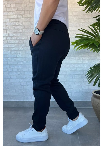 Bel Lastikli Üç Iplik Şardonlu Erkek Eşofman Altı fiyatları