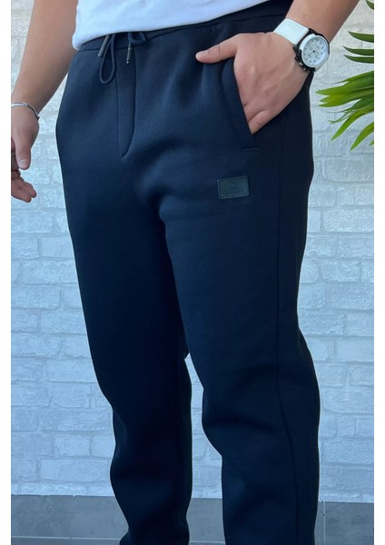 Bel Lastikli Üç Iplik Şardonlu Erkek Eşofman Altı fırsatları