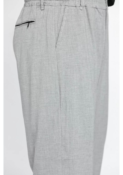 Bez Ayağı Kumaş Baggy Erkek Pantolon P-00012622