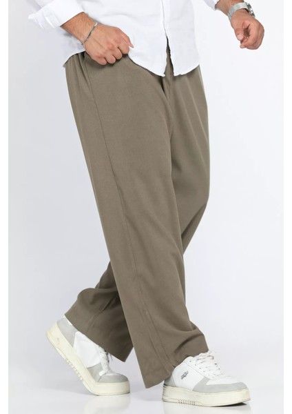 Bez Ayağı Kumaş Baggy Erkek Pantolon P-00012622