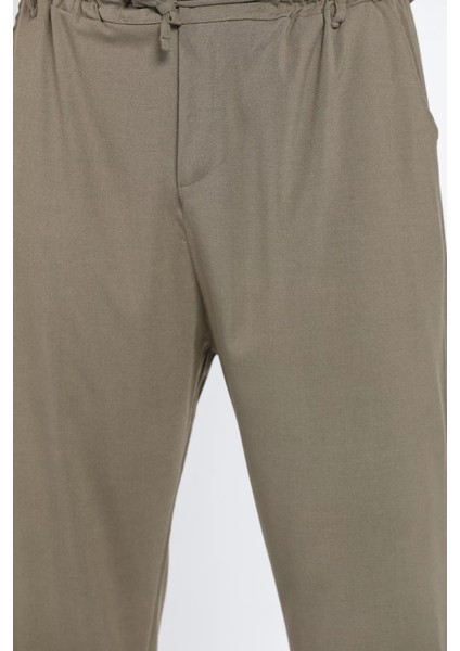 Bez Ayağı Kumaş Baggy Erkek Pantolon P-00012622