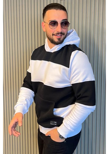 Kapüşonlu Üç Iplik Şardonlu Erkek Sweatshirt fiyatları