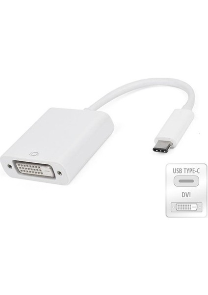 Type C To DVI 24+5 Çevirici Dönüştürücü Adaptör fiyatları