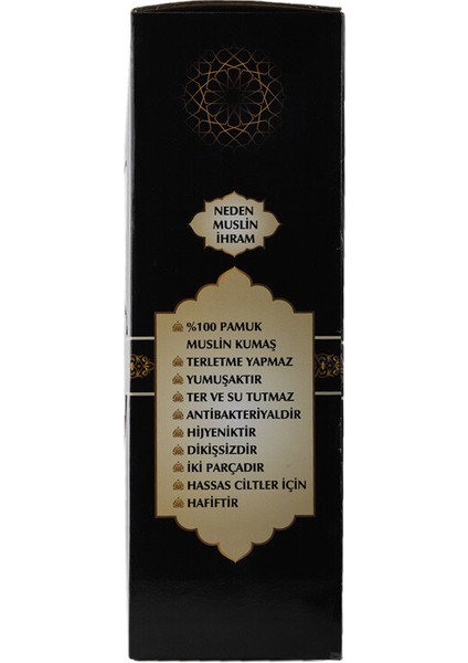 Lüks Müslin Kumaş Hac ve Umre Için Ihram - %100 Pamuk, Terletme Yapmaz, Hafif