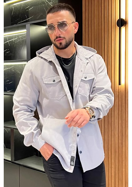 Kapüşonlu Ön Çıtçıtlı Erkek Kot Jean Ceket fiyatları