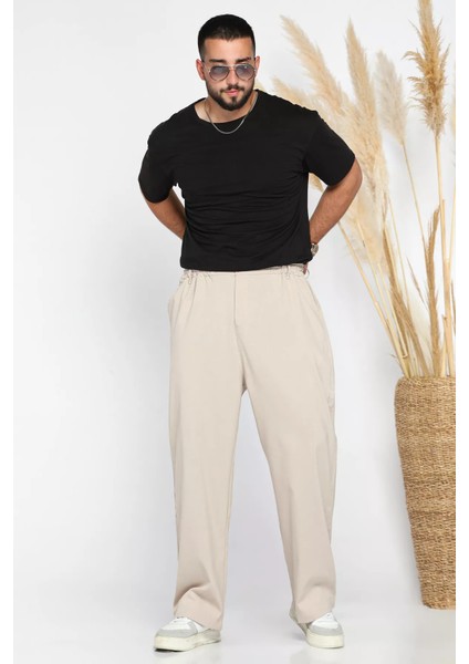 Bez Ayağı Kumaş Baggy Erkek Pantolon P-00012622 fiyatları