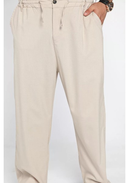 Bez Ayağı Kumaş Baggy Erkek Pantolon P-00012622 fırsatları