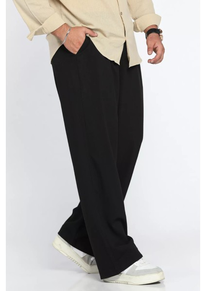 Bez Ayağı Kumaş Baggy Erkek Pantolon P-00012622