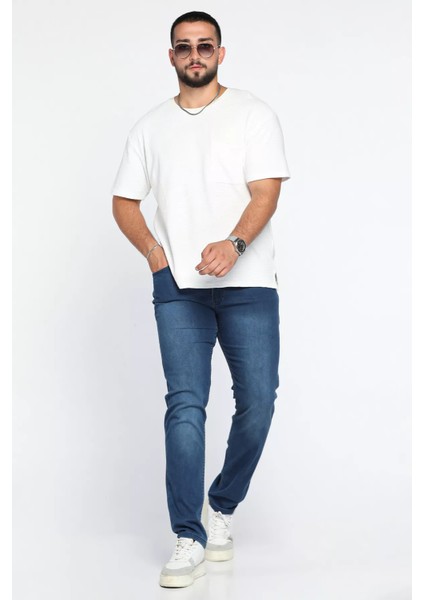 Erkek Likralı Kot Jean Pantolon P-00012474 fiyatları