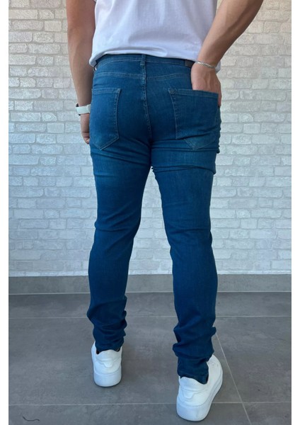 Erkek Likralı Jean Kot Pantolon P-00012940 modelleri