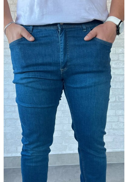 Erkek Likralı Jean Kot Pantolon P-00012940 fırsatları