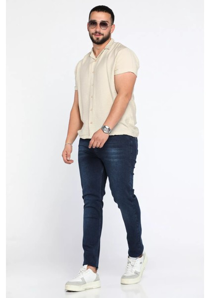 Erkek Likralı Jean Kot Pantolon P-00012940 fiyatları