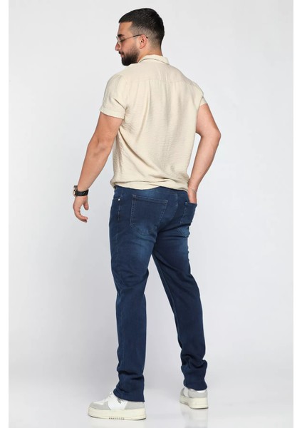 Erkek Likralı Jean Kot Pantolon P-00012940 modelleri