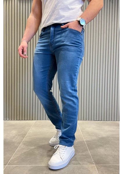 Erkek Likralı Jean Kot Pantolon P-00012940
