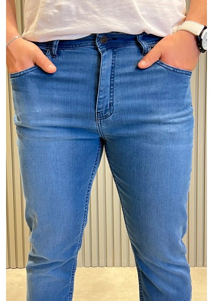 Erkek Likralı Jean Kot Pantolon P-00012940 fırsatları