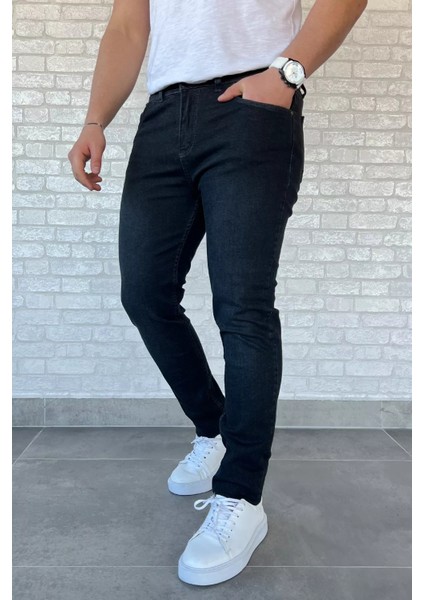Erkek Likralı Jean Kot Pantolon P-00012940