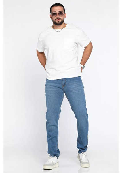 Erkek Likralı Kot Jean Pantolon P-00012633 fiyatları