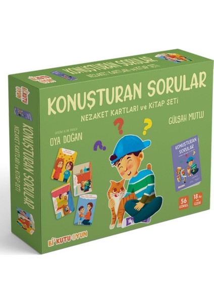 Konuşturan Sorular - Nezaket Kartları ve Kitap Seti - Gülşah Mutlu