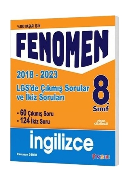 Fenomen 8.sınıf Ingilizce Lgs Çıkmış Sorular ve Ik
