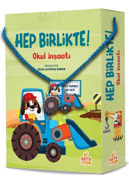 Hep Birlikte!-Okul İnşaatı (Kitap ve Oyun Seti)