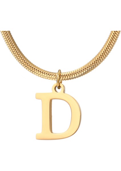 Ingilizce Mektup Kolye Kolye (Yurt Dışından)