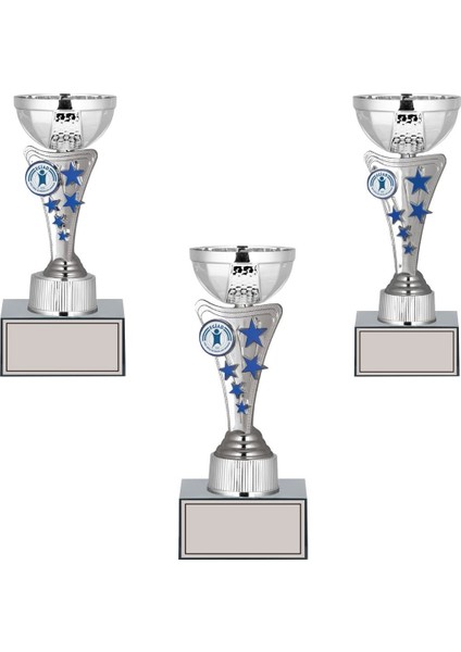 Kişiye Özel Futbol Kupa Takımı-Ödül Kupası-Turnuva Kupası-Kupa Seti-Okul Kupa Takımı-Ödül Kupa Takımı S031 3'lü Takım