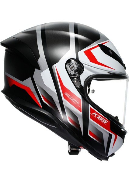 Kask/k6 S E2206 Mplk Karve Matt Black White Red Configuration indirimleri