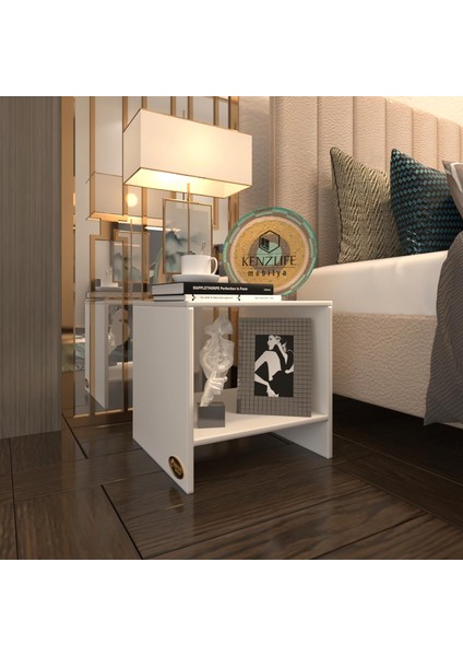 Kenzlife Komodin Hannu Byz 50 x 40 x 40 Komidin Kitaplık