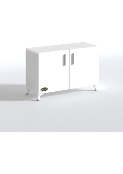 Kenzlife 2 kapılı dolap rabia 048*070*032 byz kapaklı ayaklı banyo mutfak ofis kitaplık ayakkabılık kiler