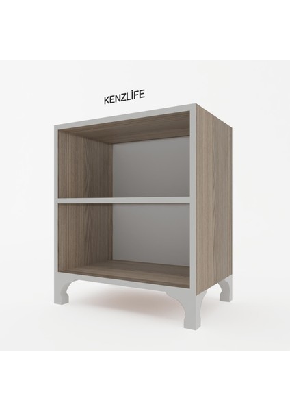 Kenzlife kitaplık tuğçe 068*030*020 crd ayaklı mutfak dolabı banyo ofis ayakkabılık kiler