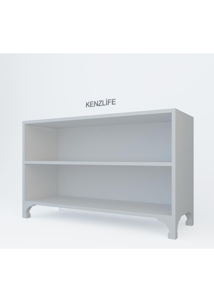 Kenzlife kitaplık tuğçe 048*090*020 byz ayaklı mutfak dolabı banyo ofis ayakkabılık kiler