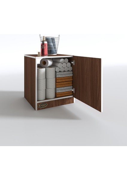 Kenzlife kapaklı mutfak dolabı melek29 cvz 039x029x29 banyo ofis komodin (m)