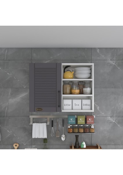 Kenzlife hazır mutfak dolabı tere60 gri mod2 60*080*32 mebran kapak suntalam gövde fiyatları