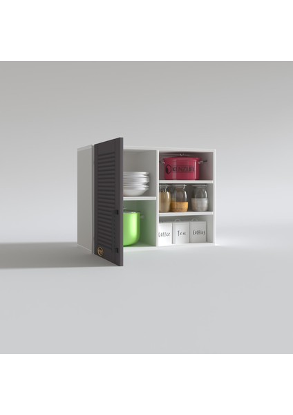 Kenzlife hazır mutfak dolabı tere60 gri mod2 60*080*32 mebran kapak suntalam gövde modelleri