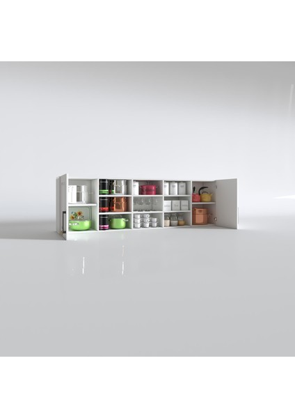 Kenzlife hazır mutfak dolabı nohut60 byz mod1 60*200*32 mebran kapak suntalam gövde modelleri