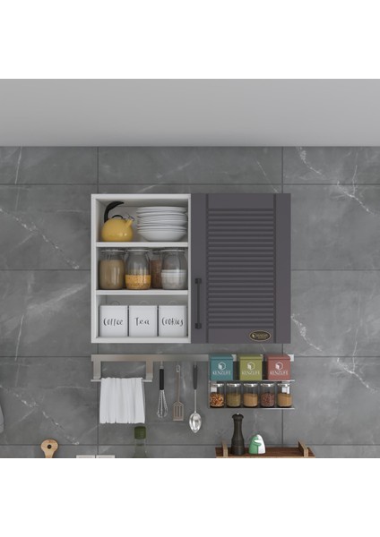 Kenzlife hazır mutfak dolabı roka90 gri mod2 90*080*32 mebran kapak suntalam gövde fiyatları