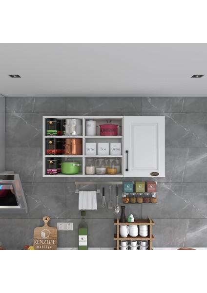 Kenzlife hazır mutfak dolabı nane90 byz mod1 90*120*32 mebran kapak suntalam gövde fiyatları