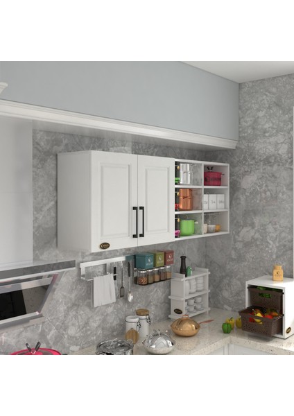 Kenzlife hazır mutfak dolabı zencefil60 byz mod1 60*160*32 mebran kapak suntalam gövde