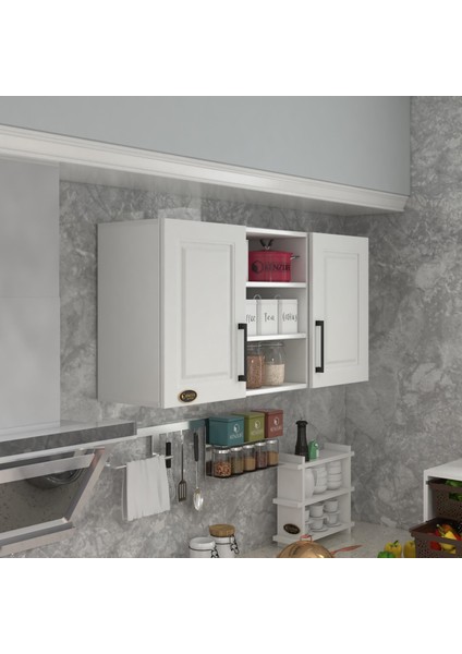 Kenzlife hazır mutfak dolabı pırasa90 byz mod1 90*120*32 mebran kapak suntalam gövde