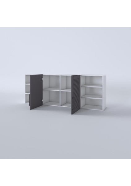 Kenzlife hazır mutfak dolabı domates60 gri mod2 60*160*32 mebran kapak suntalam gövde fırsatları