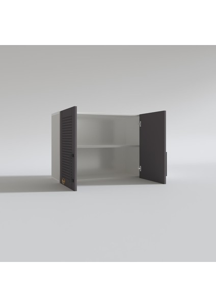Kenzlife hazır mutfak dolabı kıvırcık60 gri mod2 60*080*32 mebran kapak suntalam gövde fırsatları