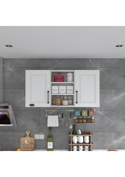 Kenzlife hazır mutfak dolabı pırasa60 byz mod1 60*120*32 mebran kapak suntalam gövde fiyatları