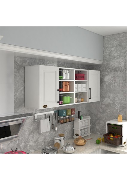 Kenzlife hazır mutfak dolabı biber60 byz mod1 60*160*32 mebran kapak suntalam gövde