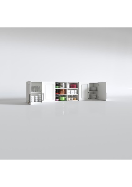 Kenzlife hazır mutfak dolabı bulgur60 byz mod1 60*240*32 mebran kapak suntalam gövde modelleri