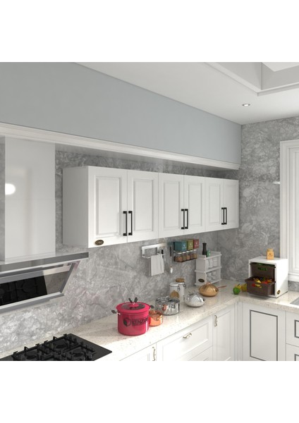 Kenzlife hazır mutfak dolabı elma60 byz mod1 60*240*32 mebran kapak suntalam gövde