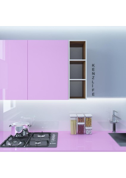Kenzlife mutfak dolabı ıtır 090.030.30 cvz 2 raflı kapaksız ofis banyo kiler evrak kitaplık