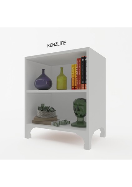 Kenzlife kitaplık tuğçe 068*060*020 byz ayaklı mutfak dolabı banyo ofis ayakkabılık kiler