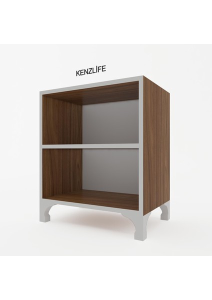Kenzlife kitaplık tuğçe 068*060*020 cvz ayaklı mutfak dolabı banyo ofis ayakkabılık kiler
